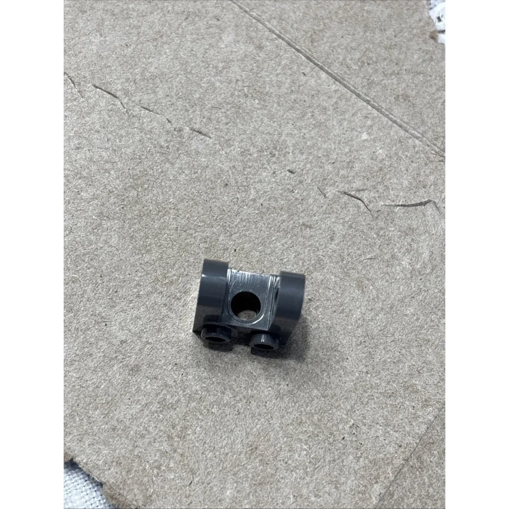 85943 LEGO Technic Brick 1x2 w/ Hole & Dual Liftarm Extensions DARK BLUISH GRAY